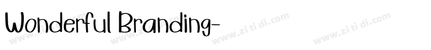 Wonderful Branding字体转换